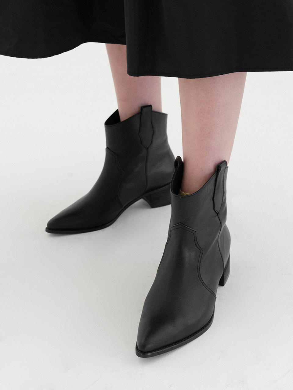 Mrc064 Weston Ankle Boots (Black)