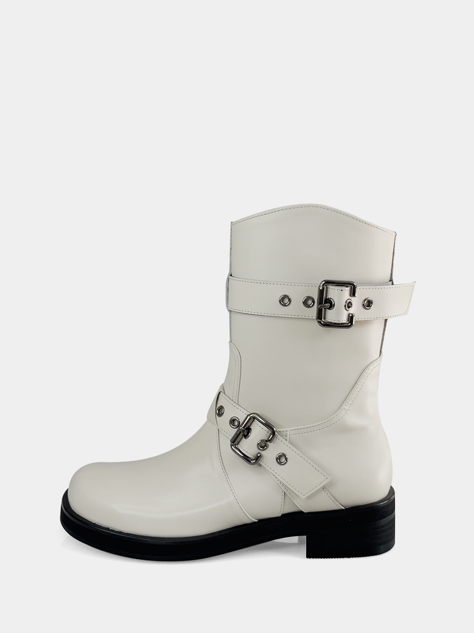 Mrc092 Nickel Middle Boots (Ivory)