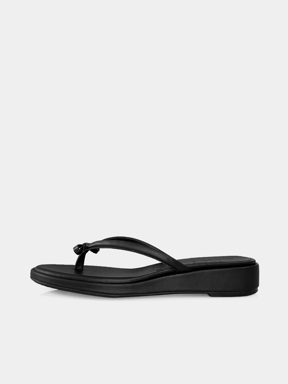 [Out of stock] Mrc104 Ribbon Flip Flops (Black)